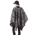 Klassische Decke Oversize Schals Damen Stricken Offene Front Poncho Cape Wraps